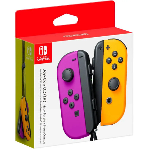 Joy-Con (L)/(R) Morado/Naranja Neón