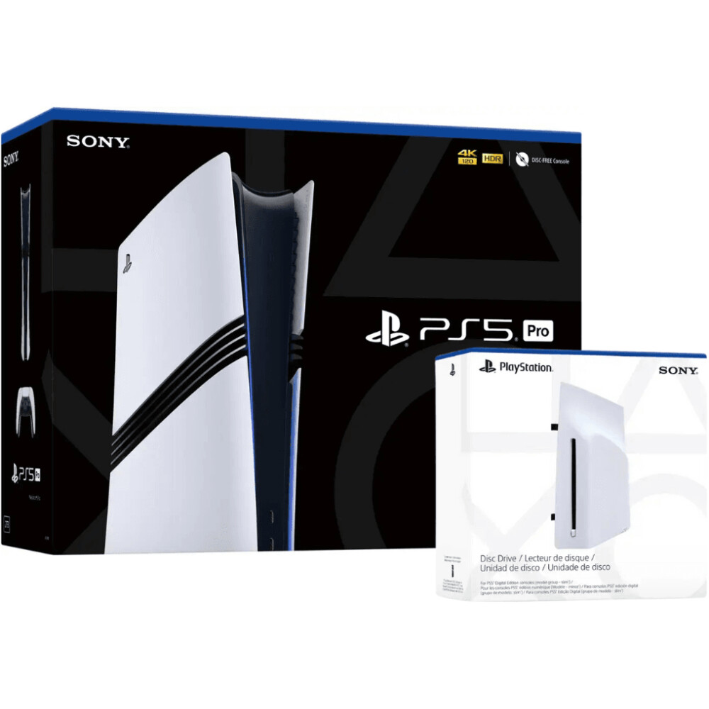 Sony PlayStation 5 Pro 2TB + Unidad de Disco PS5 - Imagen 1