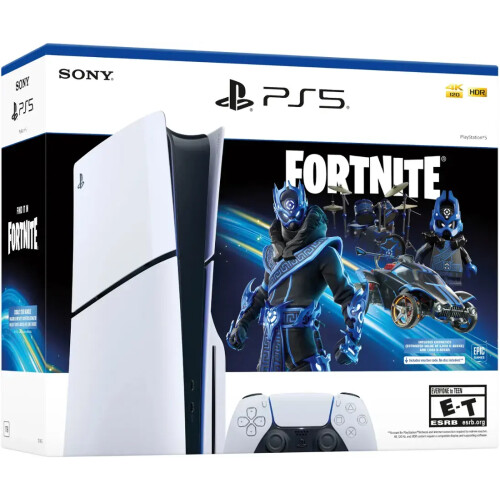 Sony PlayStation 5 Slim 1TB Fortnite Cobalt Star Bundle