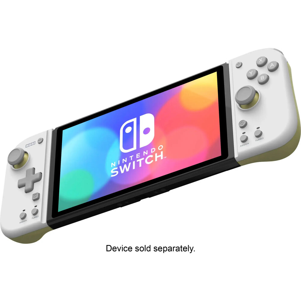 Split Pad Compact Light Gray & Yellow Nintendo Switch - Imagen 4