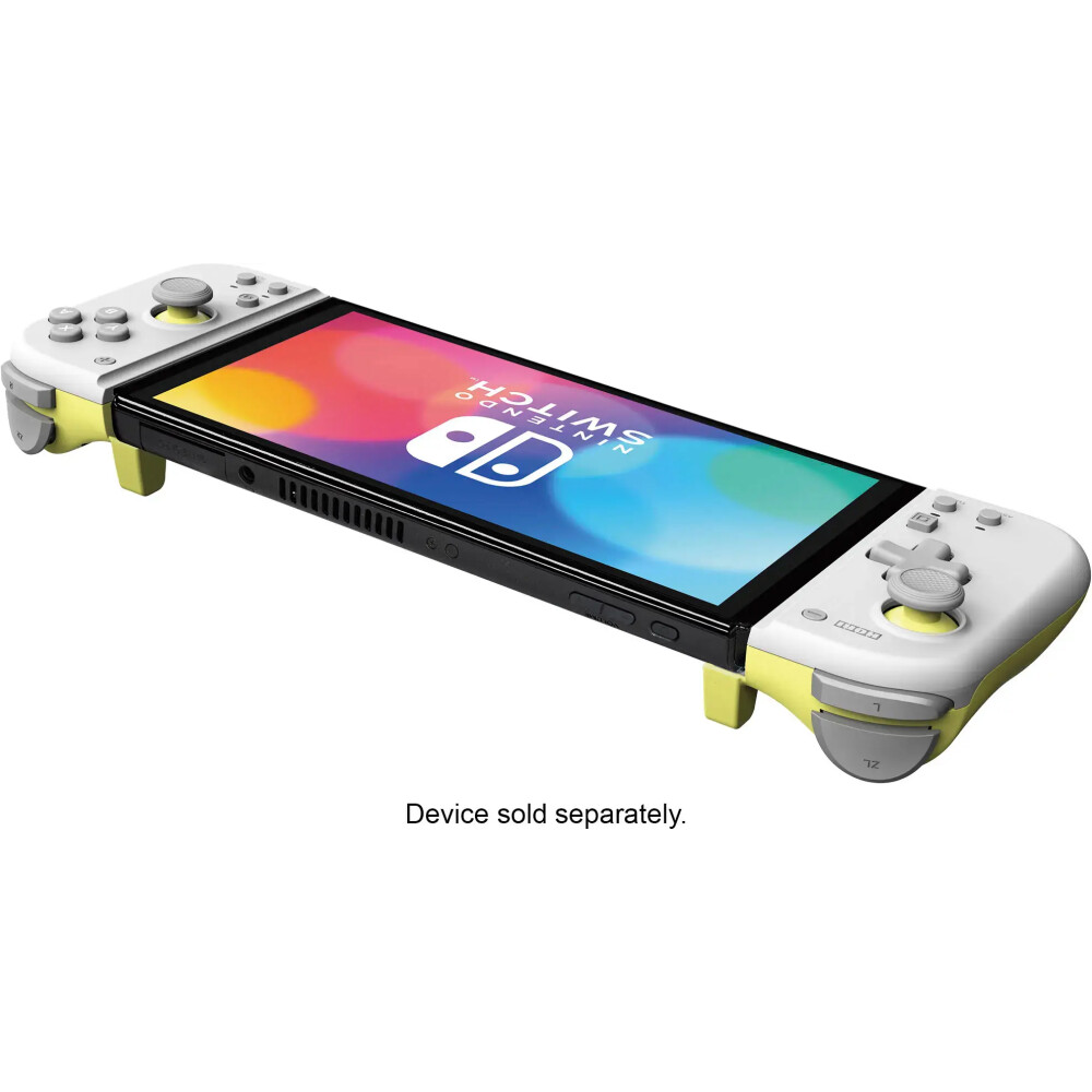 Split Pad Compact Light Gray & Yellow Nintendo Switch - Imagen 6