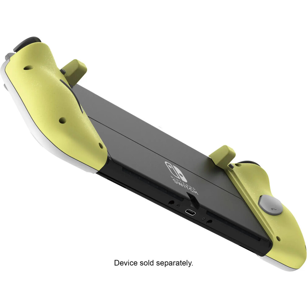 Split Pad Compact Light Gray & Yellow Nintendo Switch - Imagen 5