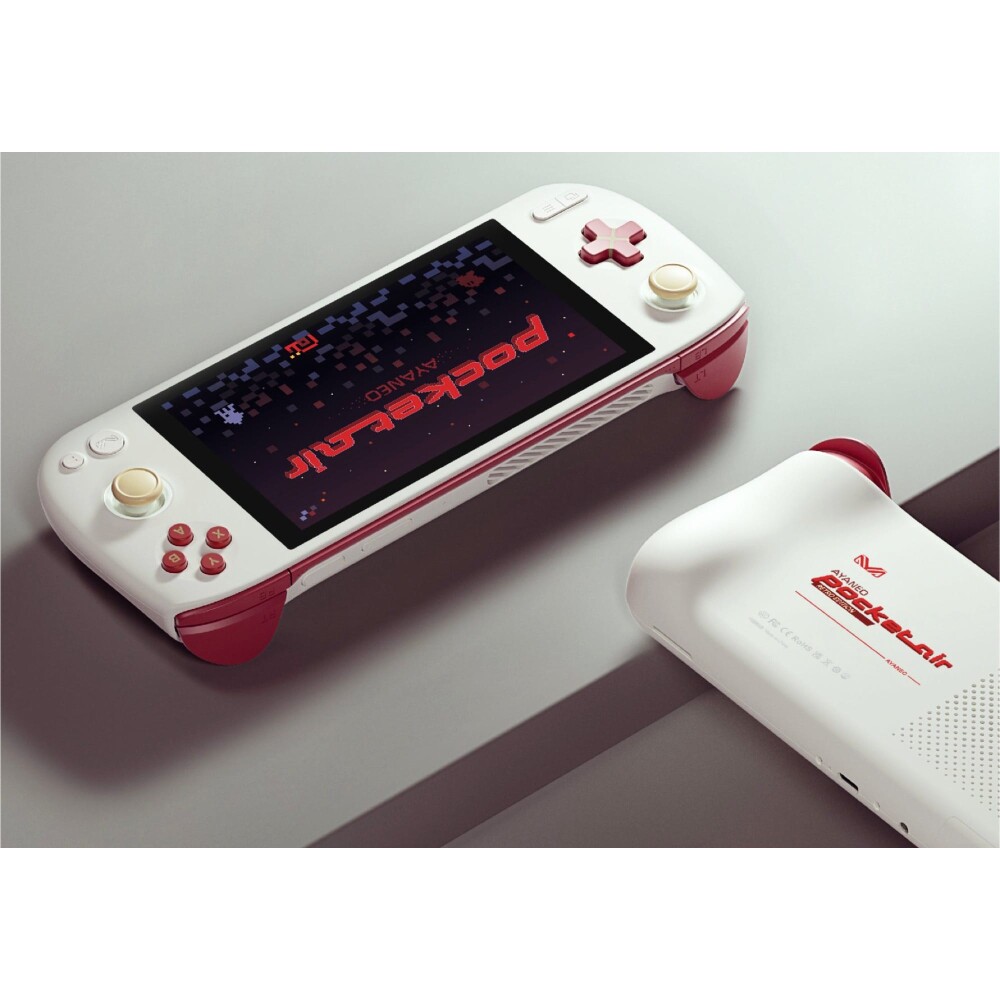 Ayaneo - Pocket AIR 5.5" 60Hz OLED Gaming Handheld - MediaTek Dimensity 1200 Processor - 8GB LPDDR5 - 256GB SSD - Retro White - Imagen 3
