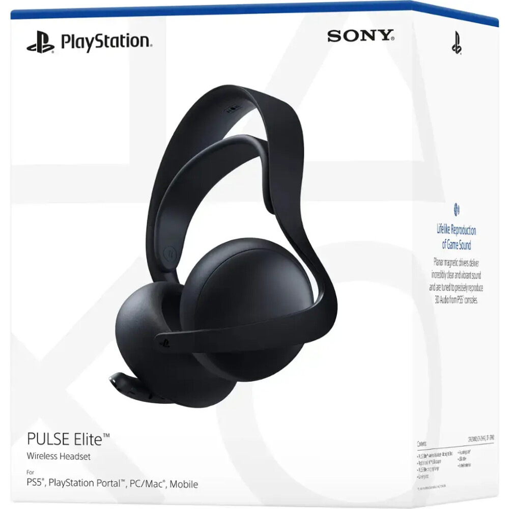 Diadema Inalámbrica PlayStation 5 Pulse Elite Midnight Black - Imagen 8