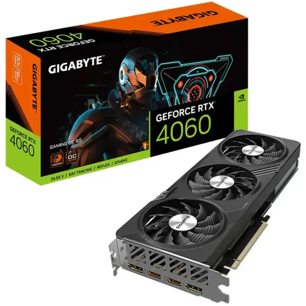 Tarjeta de video GIGABYTE Gaming GeForce RTX 4060 8GB OC - Imagen 1