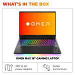 HP OMEN MAX 16″ FHD 165 Hz – Intel Core Ultra 9 275HX – 32GB DDR5 – NVIDIA GeForce RTX 5080 16GB – 1TB SSD - Imagen 4