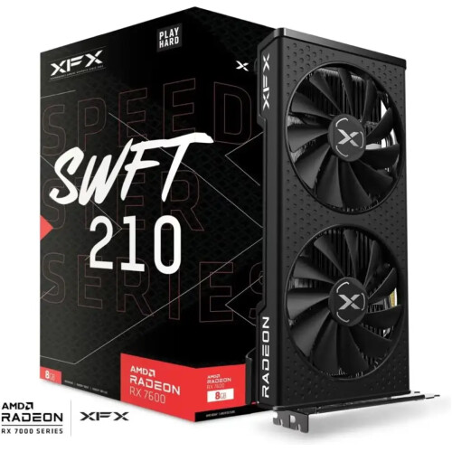 Tarjeta de video XFX Speedster Radeon RX 7600 8GB