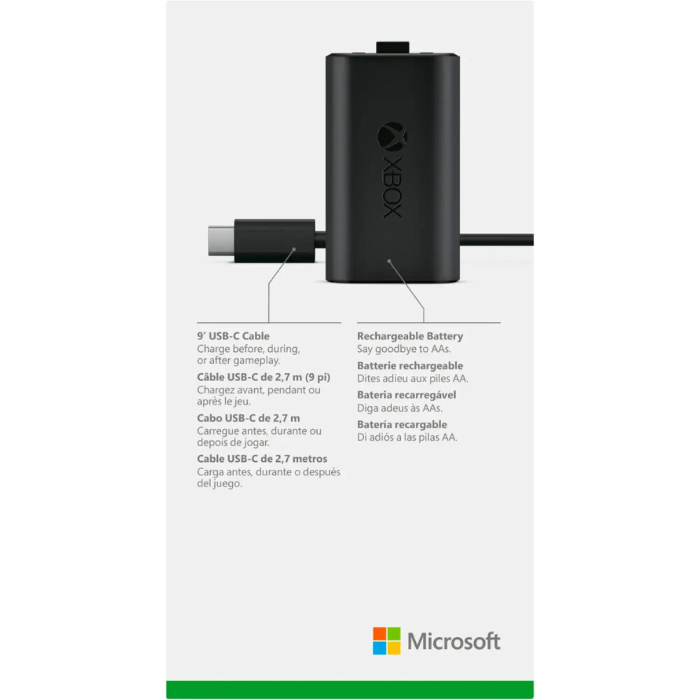 Batería recargable + cable USB-C para Controles Xbox Series S|X - Imagen 5