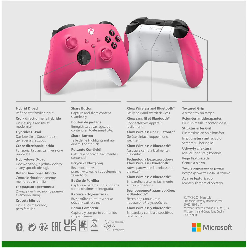 Control Inalámbrico Xbox Series S|X Deep Pink - Imagen 6