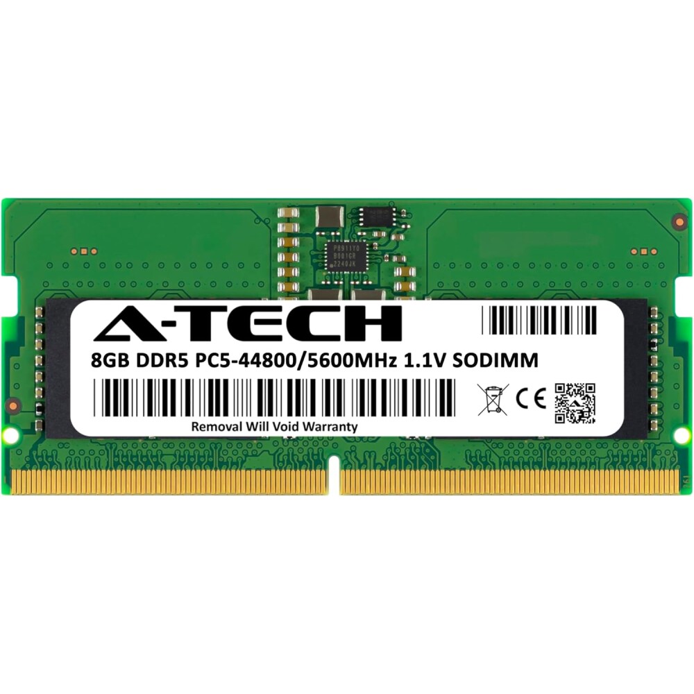 Memoria RAM Laptop A-Tech 8GB DDR5 5600MHz CL46 SODIMM - Imagen 2