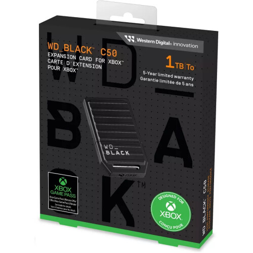 Tarjeta de expansión WD Black C50 1TB Xbox Series X|S