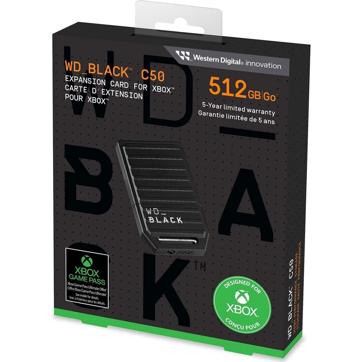 Tarjeta de expansión WD Black C50 512GB Xbox Series X|S