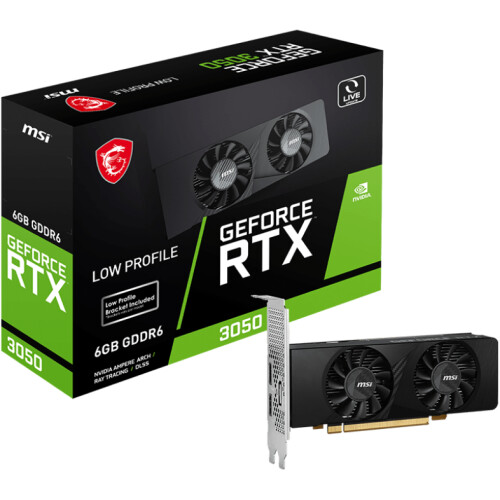 Tarjeta de video MSI LP GeForce RTX 3050 6GB OC