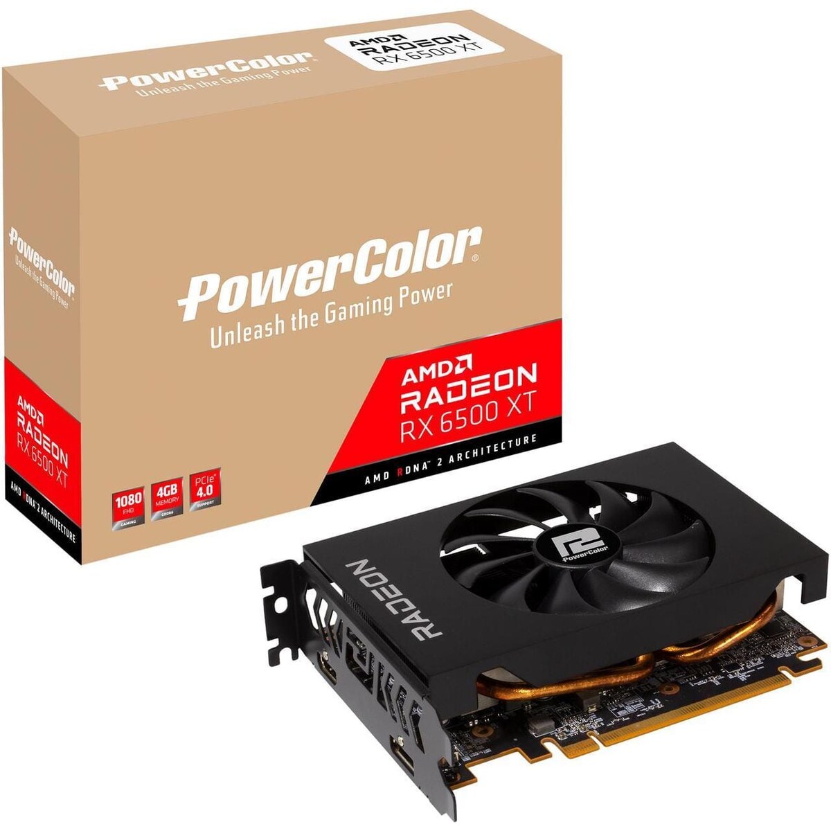 Tarjeta de video PowerColor Radeon RX 6500 XT 4GB