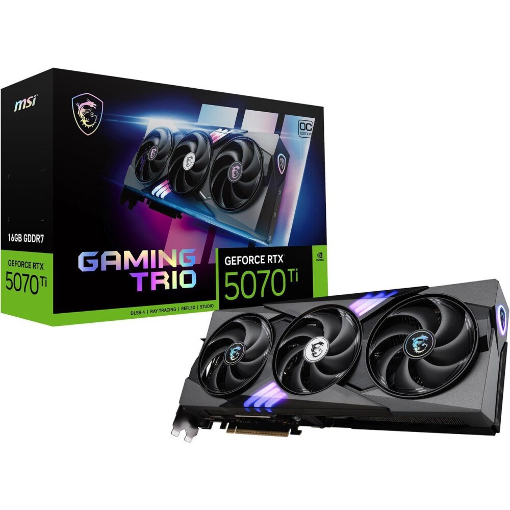 Tarjeta de video MSI Gaming GeForce RTX 5070 Ti 16GB OC - Imagen 1
