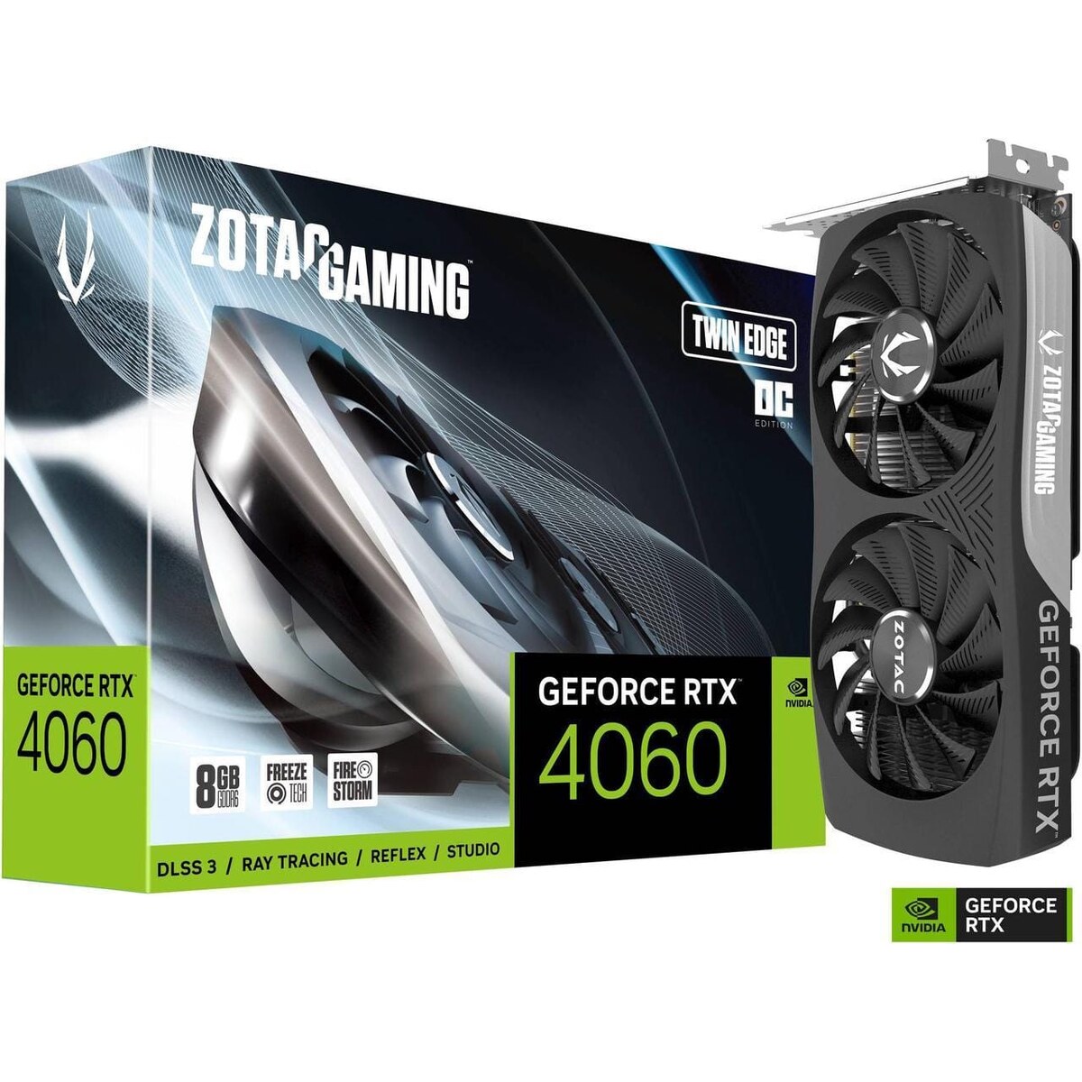 Tarjeta de video ZOTAC GAMING Twin Edge GeForce RTX 4060 8GB OC
