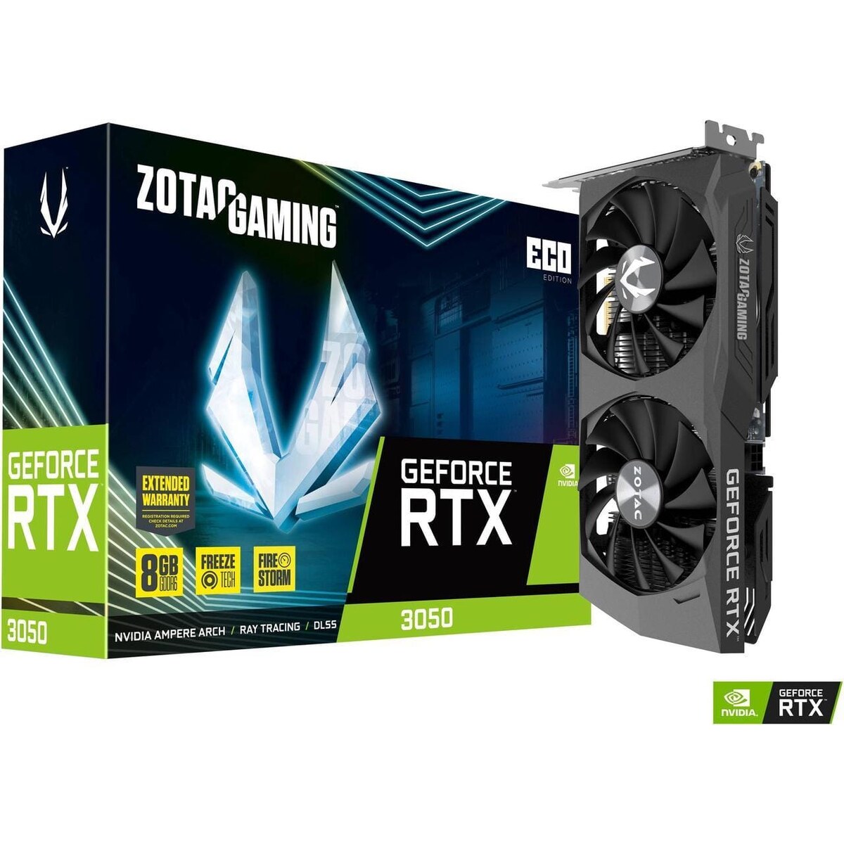Tarjeta de video ZOTAC GAMING ECO Edition GeForce RTX 3050 8GB