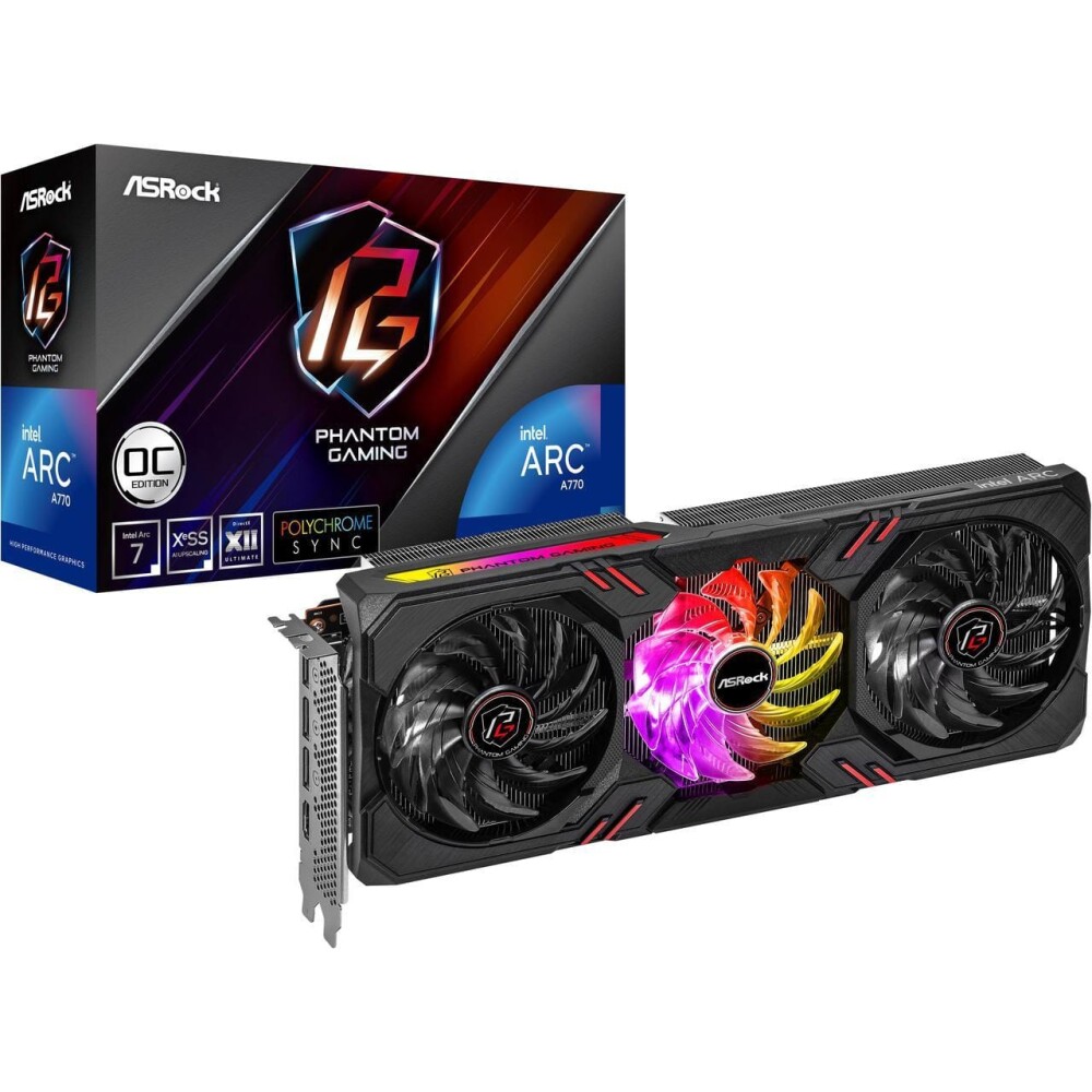 Tarjeta de video ASRock Phantom Gaming Arc A770 16GB - Imagen 1