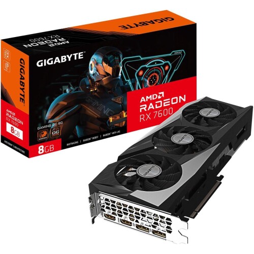 Tarjeta de video GIGABYTE Gaming Radeon RX 7600 8GB OC
