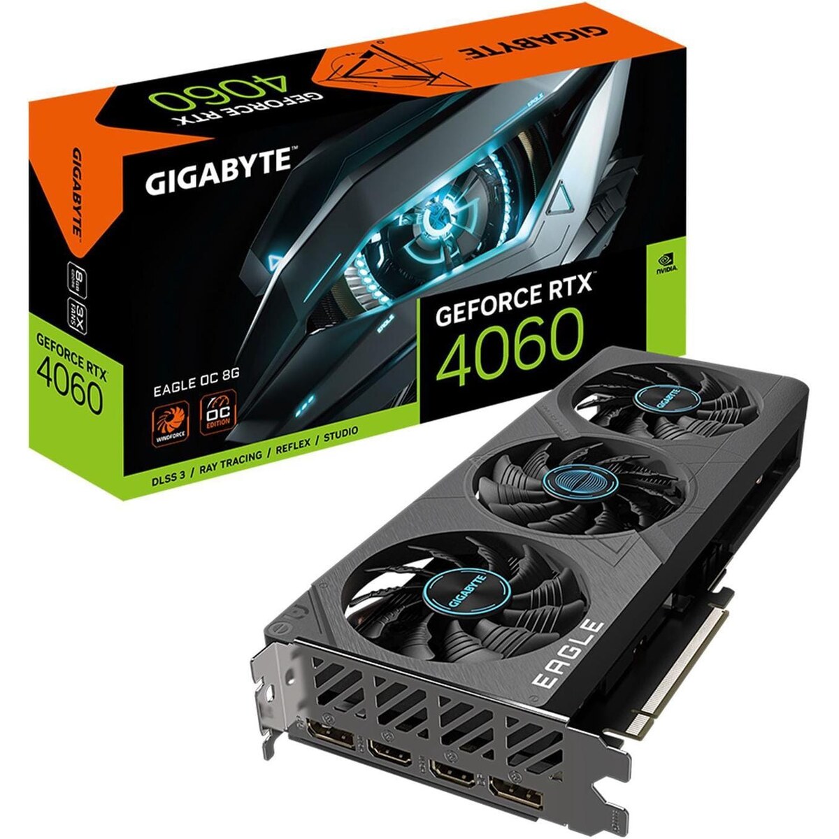 Tarjeta de video GIGABYTE Eagle GeForce RTX 4060 8GB OC