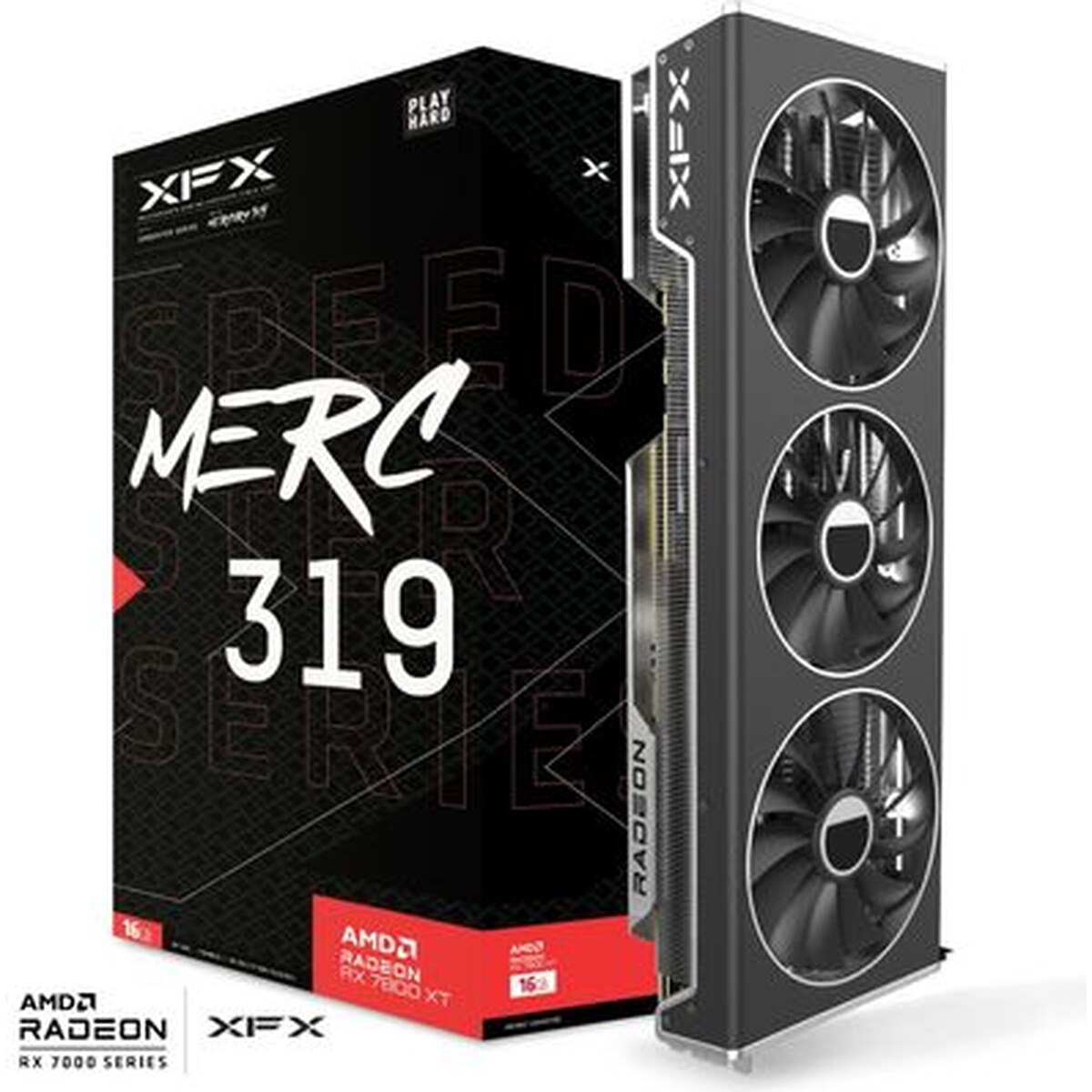 Tarjeta de video XFX Speedster Radeon RX 7800XT 16GB