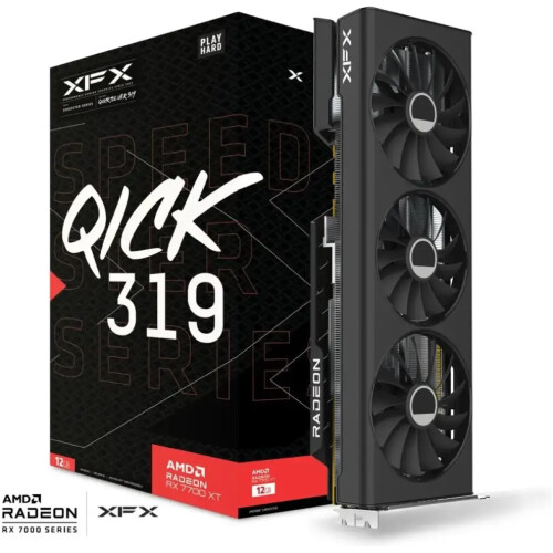 Tarjeta de video XFX Speedster QICK319 Radeon RX 7700XT 12GB
