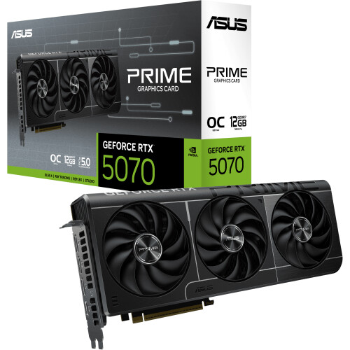 Tarjeta de video ASUS PRIME GeForce RTX 5070 12GB OC