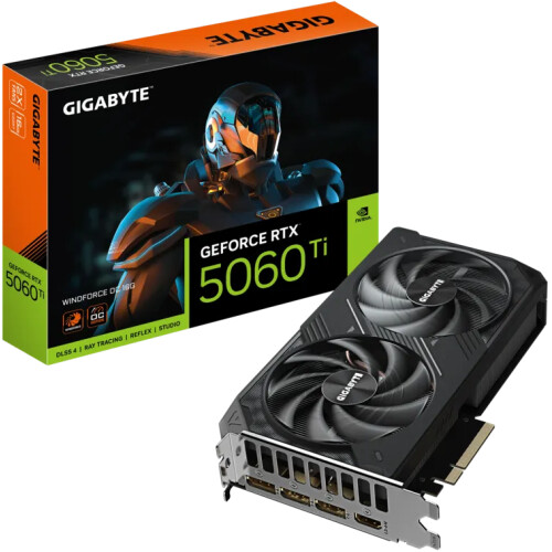 Tarjeta de video GIGABYTE WINDFORCE GeForce RTX 5060 Ti 16GB OC