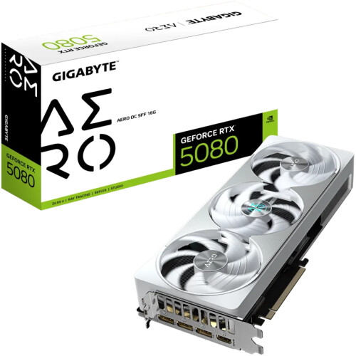 Tarjeta de video GIGABYTE AERO SSF GeForce RTX 5080 16GB OC