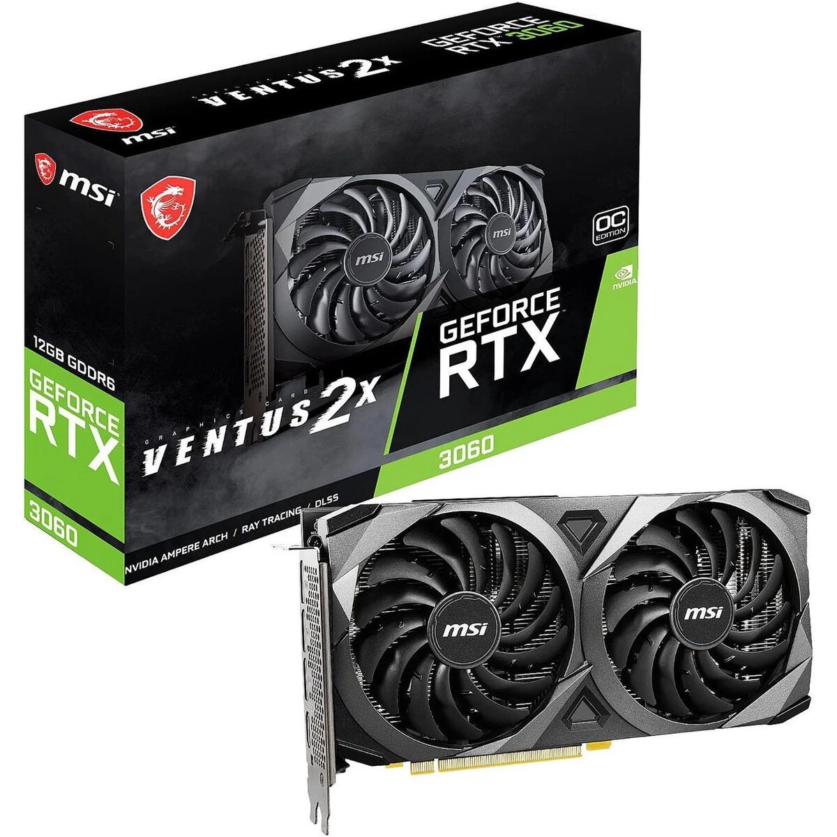 14-137-632-V04_square Tarjeta de video MSI Ventus GeForce RTX 3060 12GB OC - Imagen 1