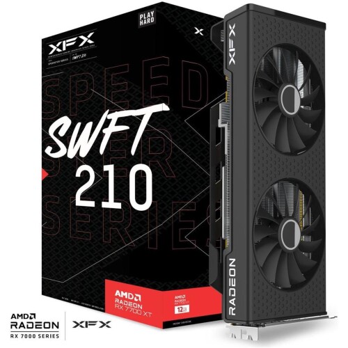 Tarjeta de video XFX Speedster SWFT210 Radeon RX 7700XT 12GB