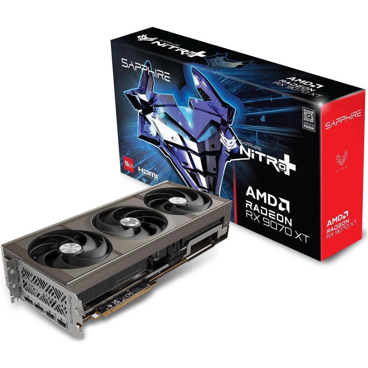 Tarjeta de video SAPPHIRE NITRO+ Radeon RX 9070 XT 16GB