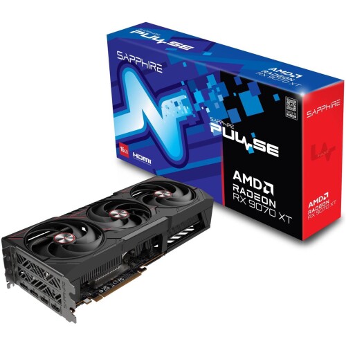 Tarjeta de video SAPPHIRE PULSE Radeon RX 9070 XT 16GB