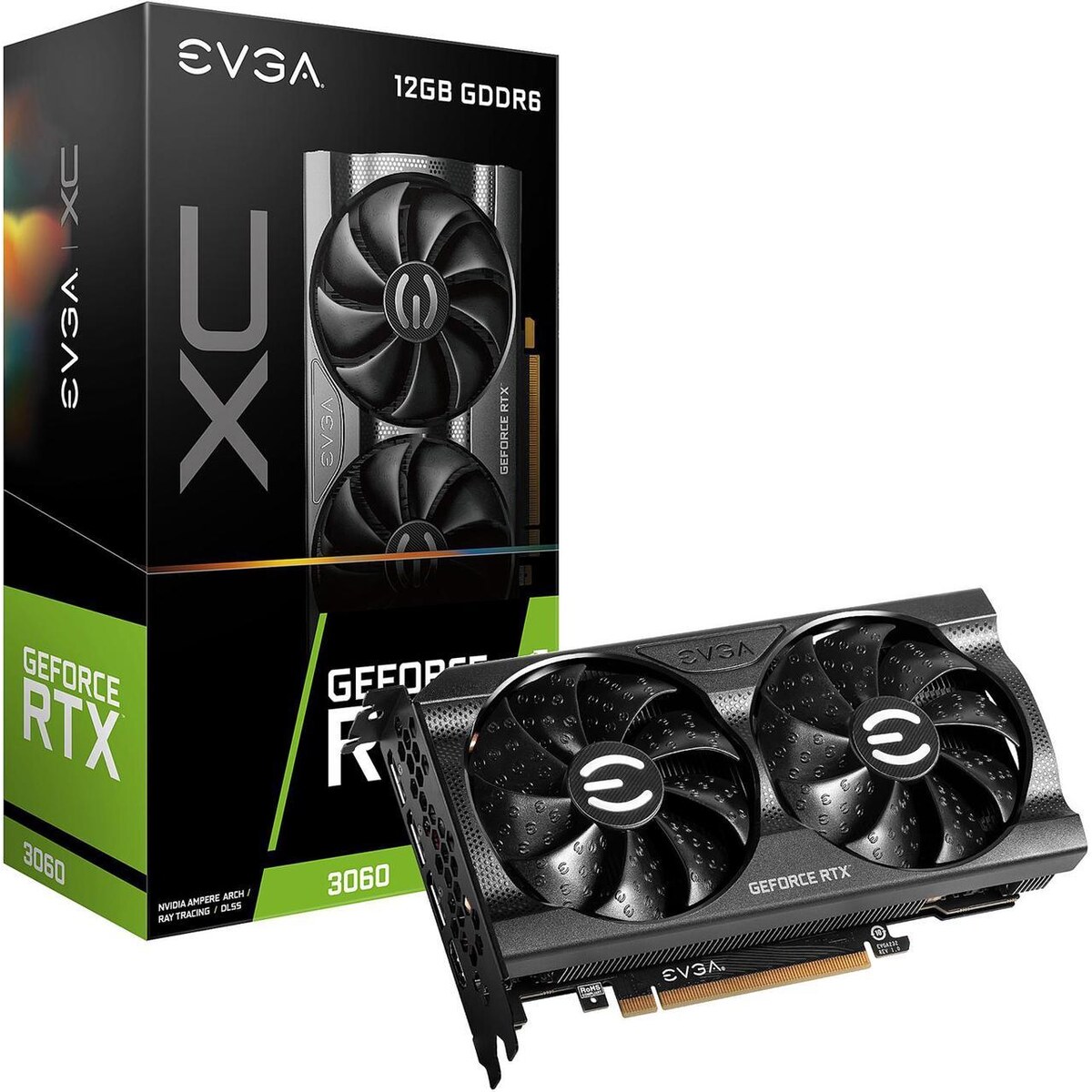 Tarjeta de video EVGA GeForce RTX 3060 XC 12GB