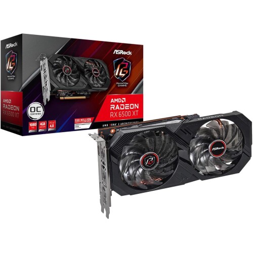 Tarjeta de video ASRock Phantom Gaming D Radeon RX 6500 XT 4GB