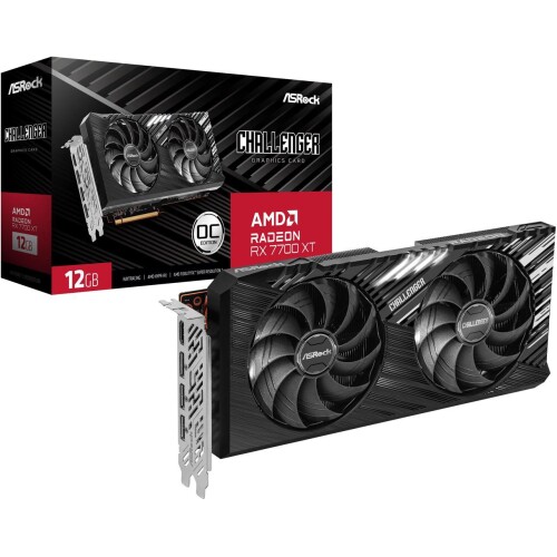 Tarjeta de video ASRock Challenger Radeon RX 7700 XT 12GB OC