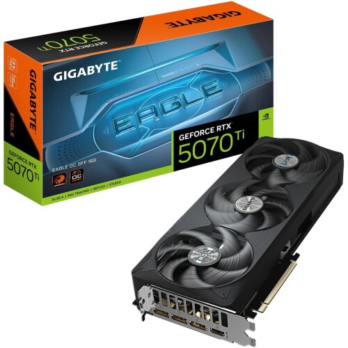 Tarjeta de video GIGABYTE Eagle GeForce RTX 5070 Ti 16GB OC