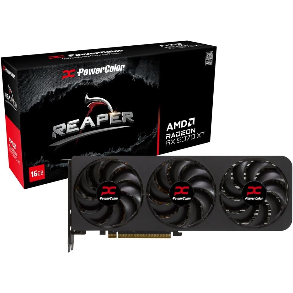Tarjeta de video PowerColor Reaper Radeon RX 9070 XT 16GB - Imagen 1