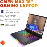 HP OMEN MAX 16″ QHD+ 240 Hz – AMD Ryzen AI 9 HX 375 – 32GB DDR5 – NVIDIA GeForce RTX 5070 Ti 12GB – 1TB SSD - Imagen 5