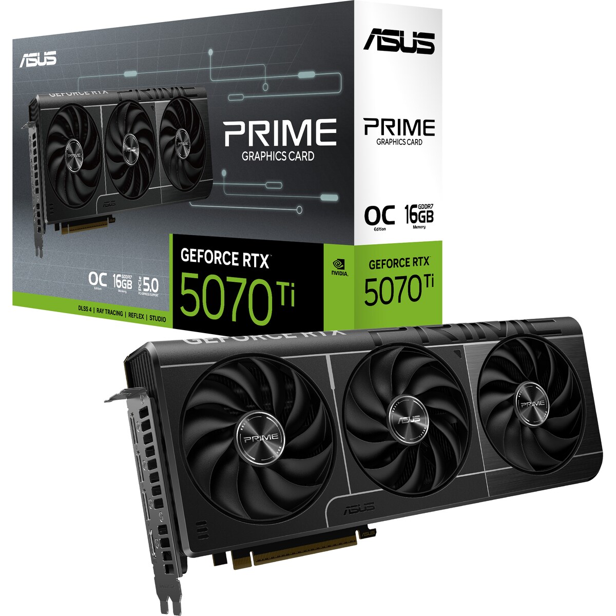 Tarjeta de video ASUS PRIME Gaming GeForce RTX 5070 Ti 16GB OC