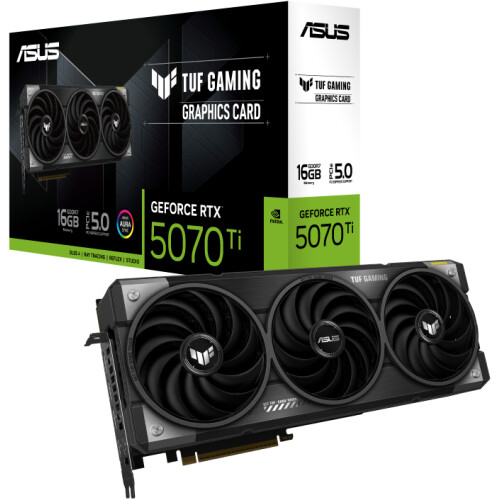 Tarjeta de video ASUS TUF Gaming GeForce RTX 5070 Ti 16GB OC