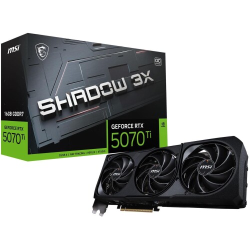 Tarjeta de video MSI SHADOW 3X GeForce RTX 5070 Ti 16GB OC