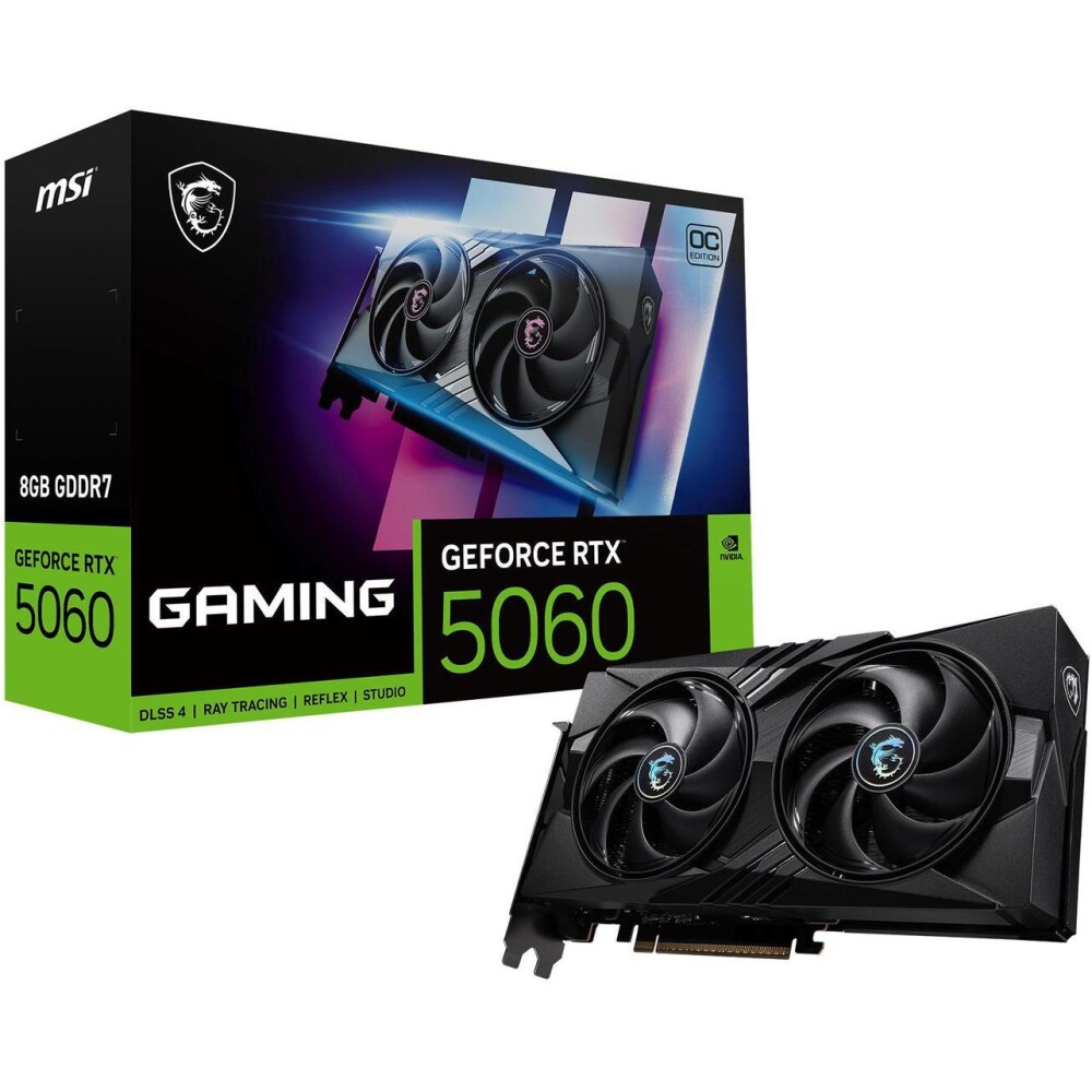 Tarjeta de video MSI Gaming GeForce RTX 5060 8GB OC - Imagen 1