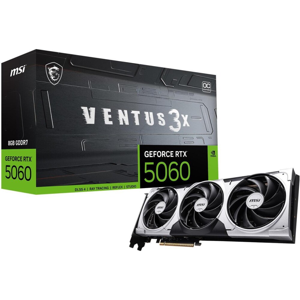 Tarjeta de video MSI Ventus 3X GeForce RTX 5060 8GB OC - Imagen 1