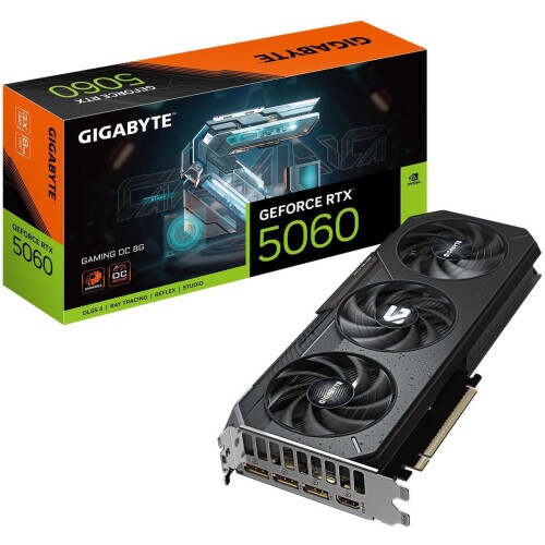 Tarjeta de video GIGABYTE Gaming GeForce RTX 5060 8GB OC