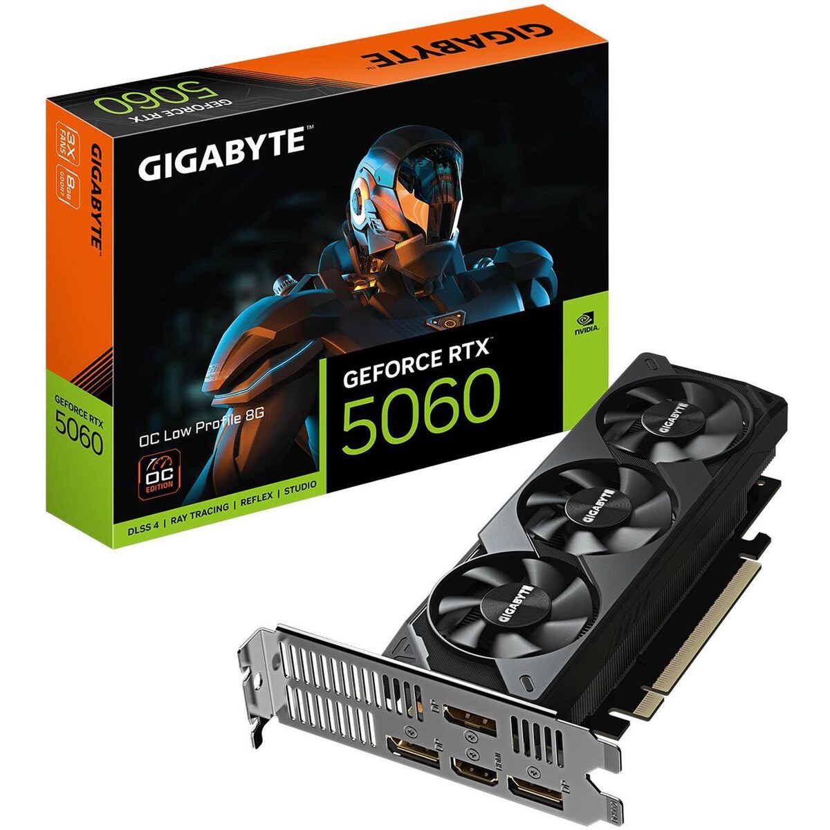 Tarjeta de video GIGABYTE Low Profile GeForce RTX 5060 8GB OC
