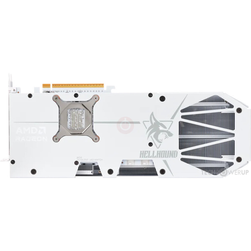 Tarjeta de video PowerColor Hellhound Spectral White Radeon RX 9070 XT 16GB - Imagen 2