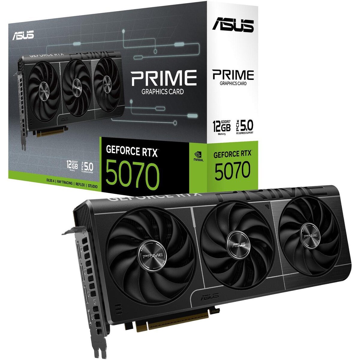 Tarjeta de video ASUS PRIME GeForce RTX 5070 12GB