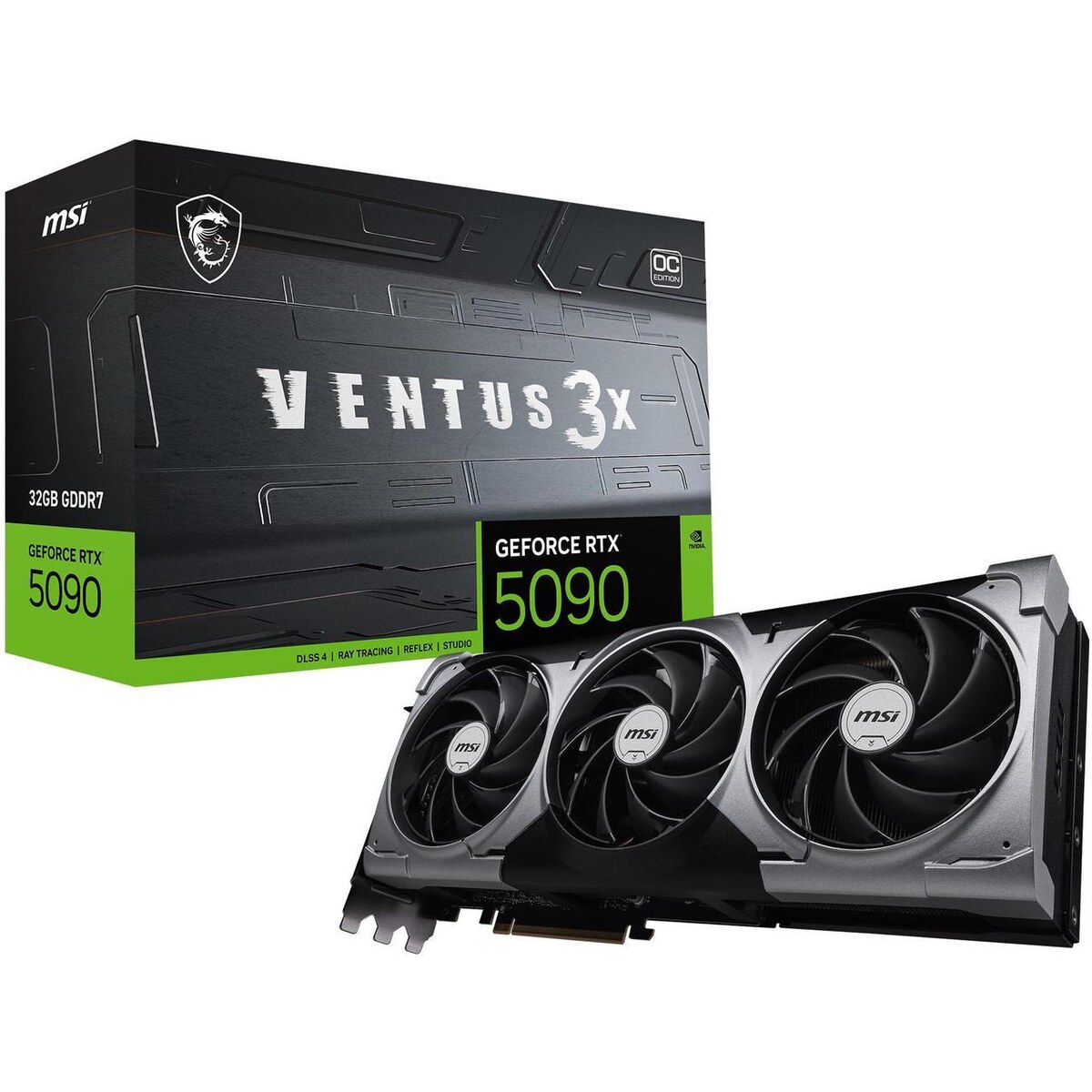 Tarjeta de video MSI Ventus 3X GeForce RTX 5090 32GB OC