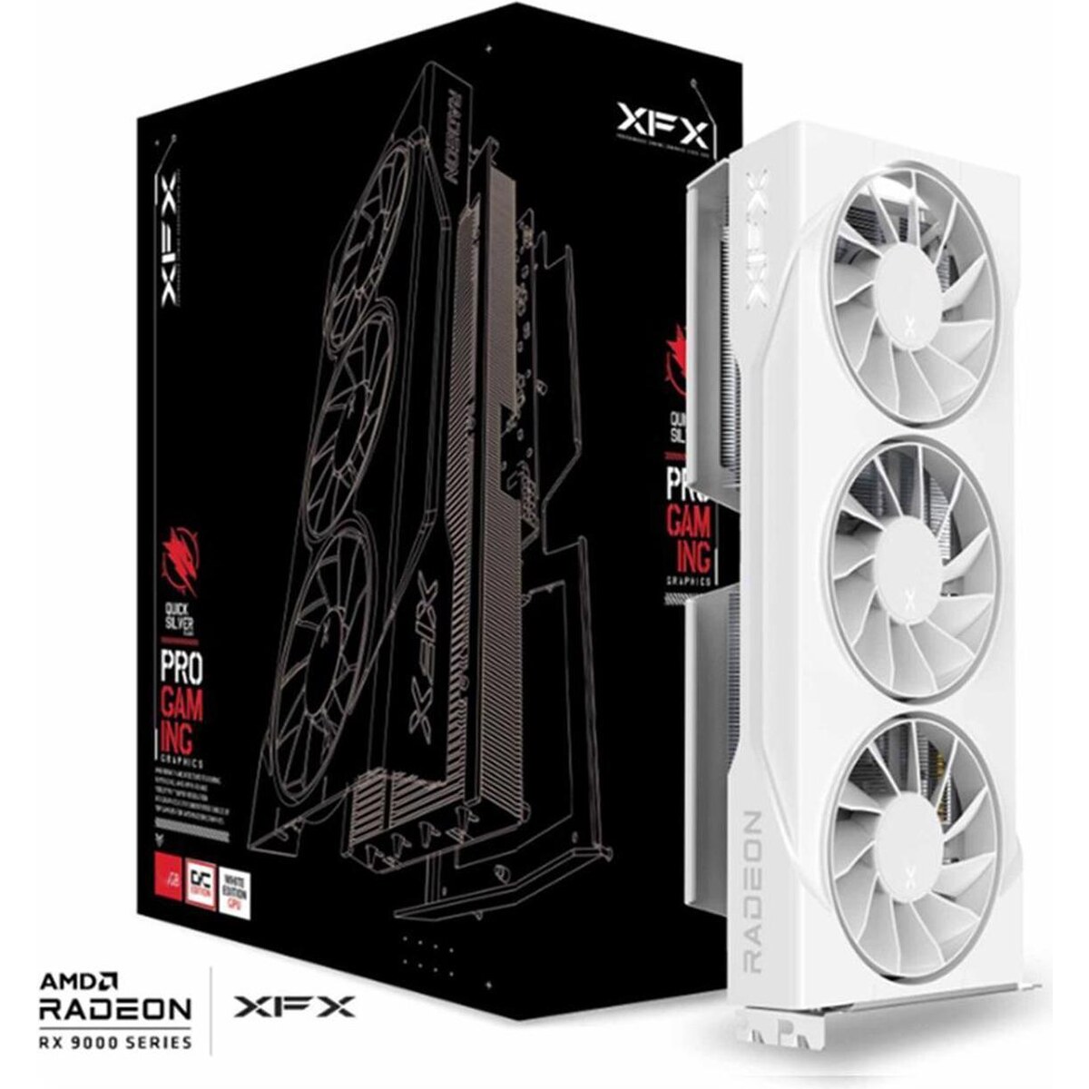 14-150-909-05_square Tarjeta de video XFX SWIFT AMD Radeon RX 9060 XT 16GB OC White - Imagen 1